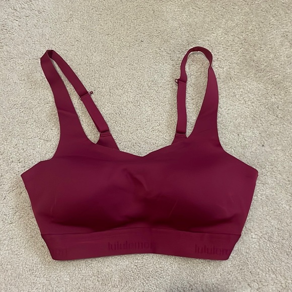 Pink Lululemon Fine Form Sports Bra - Picture 1 of 3